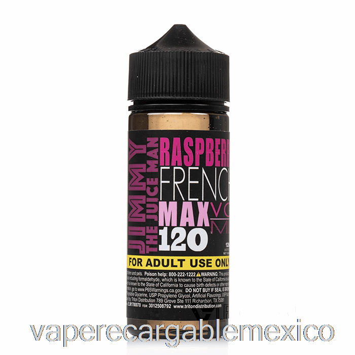Vape Recargable Frambuesa Francesa - Jimmy The Juiceman - 120ml 0mg
